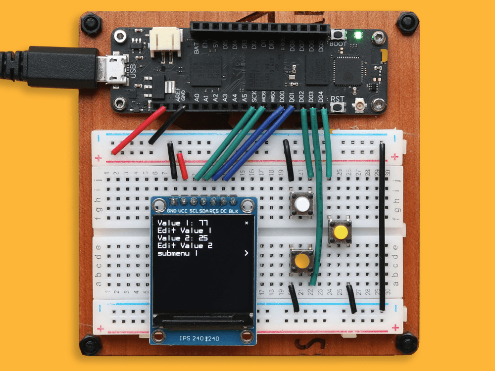 iot, dotnet, meadow, text-display-menu, menu