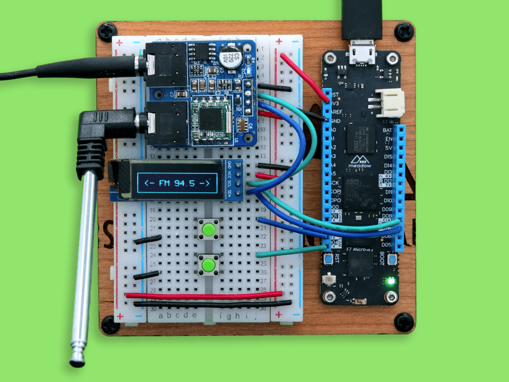 iot, dotnet, meadow, radio-player, fm, audio