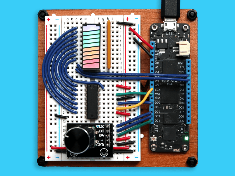 iot, dotnet, meadow, rotary-encoder, led-bar